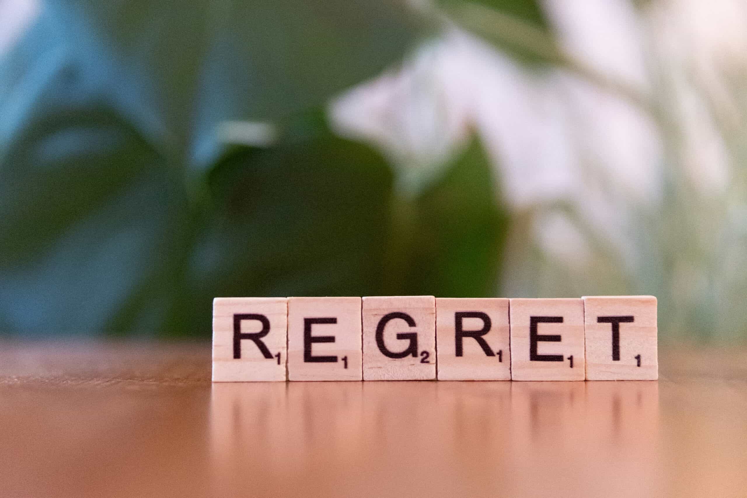 money regrets Americans